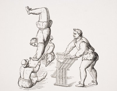 Somersaults, Illustration from a Facsimile of 
